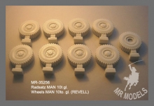 MR - 35256 Rädersatz MAN 10t gl. [für REVELL]