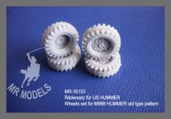 MR-35153 wheel set for M998 HUMMER old tyre pattern