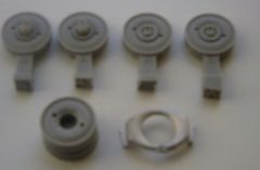 MR-35168  Railroad wheel set for VW Kuebelwagen Type 82