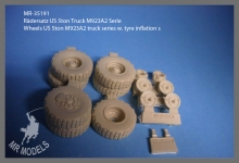 MR-35191  Wheels US 5ton M923A2 truck series w. tyre inflation s