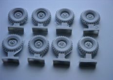 MR-35208   Wheel set Krupp Protze early tyre pattern for TAMIYA