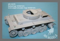 MR - 35376 turret weight simulator rings VK3001(H)     (TRUMPETER)