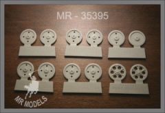 MR-35396 roadwheels Ford Maultier (ICM) late domed-type with 4 holes