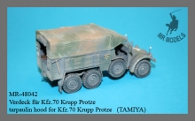 MR-48042 tarpaulin hood for Kfz.70 Krupp Protze