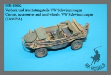 MR-48002  Canvas, accesorries and sand wheels VW Schwimmwagen