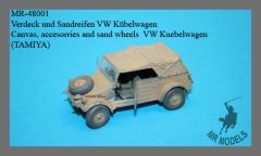 MR-48001  Canvas, accesorries and sand wheels VW Kübelwagen