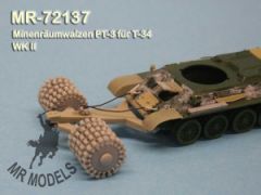 MR - 72137 Minenräumwalzen PT-3 für T-34 Sowjetische Armee 2.Wel