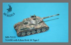 MR-72133  T-34/88 with 8,8cm Kwk Tiger I