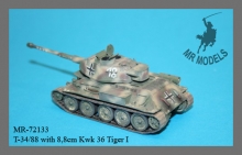 MR-72133  T-34/88 with 8,8cm Kwk Tiger I