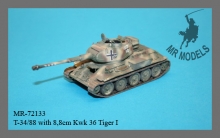 MR-72133  T-34/88 with 8,8cm Kwk Tiger I