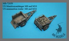 MR-72059  US ammunition trailer M8 and M10