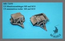 MR-72059  US ammunition trailer M8 and M10