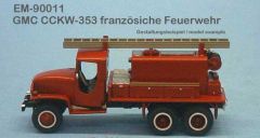 MR-90011  GMC CCKW-353 French firefighter vehicle