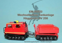 EM-90033  Wechselaufbau Tankanlage für Hägglunds BV 206