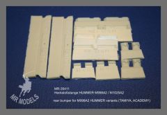 MR-35411 rear bumper for M998A2 HUMMER variants (TAMIYA, ACADEMY)