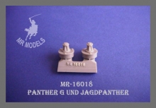 MR-16018 Antennensockel Panther G und Jagdpanther, 1:16