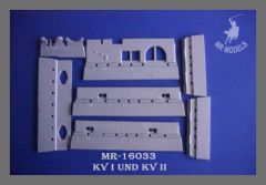 MR-16033 additional armor KV-1, complete set  TAMIYA  1:16