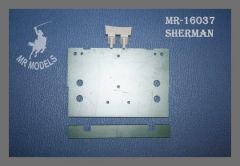 MR-16037 Polystyrene rear plate for M4 Sherman ( milling part ) TAMIYA