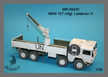 MR-35420 Hydraulic crane for MAN 10t milgl. 1t  (REVELL)