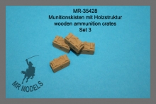 MR-35428 Munitionskästen mit Holzstruktur NATO / Bundeswehr  Set 3
