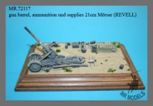 MR-72117  gun barrel, ammunition und supplies 21cm Mörser (REVELL)