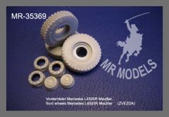 MR-35369 front wheels Mercedes L4500R Maultier     (ZVEZDA)