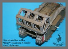 MR-35431  stowage and tow cables Mark IV Tank Male & Female ( Takom )