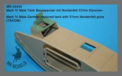 MR-35434 Mark IV Male Tank Beutepanzer mit Nordenfelt 57mm Kanonen