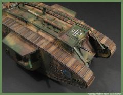 MR-35434 Mark IV Male Tank Beutepanzer mit Nordenfelt 57mm Kanonen