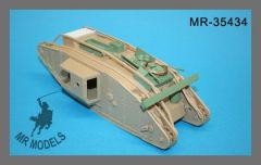 MR-35434 Mark IV Male Tank Beutepanzer mit Nordenfelt 57mm Kanonen