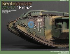 MR-35434 Mark IV Male Tank Beutepanzer mit Nordenfelt 57mm Kanonen