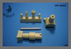 MR-35464 gun barrel 105mm and gun mount M108 S.P.      (ITALERI)