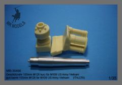 MR-35466  gun barrel 155mm M126 for M109 US Army Vietnam   (ITALERI)