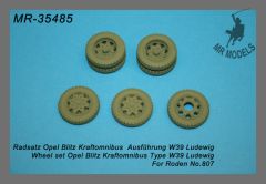 MR-35485  Wheel set Opel Blitz Kraftomnibus Type W39 Ludewig   (RODEN)