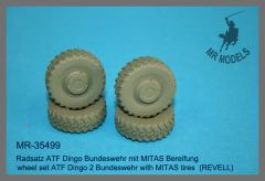 MR-35499  wheel set ATF Dingo 2 Bundeswehr with MITAS tires  (REVELL)