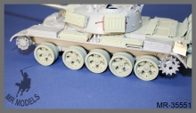 MR-35551   roadwheels T-54 & T-55 Starfish early production type            (TAKOM T-54 & T-55)