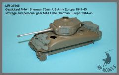 MR-35565  stowage and personal gear M4A1 late Sherman Europe 1944-45