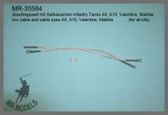 MR-35584  tow cable and cable eyes A9, A10, Valentine, Matilda             (for all kits)