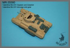 MR-35580  Valentine Mk.II/IV stowage and gear        (TAMIYA)