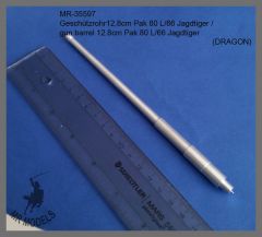 MR-35597   gun barrel 12.8cm Pak 80 L/66 Jagdtiger      (DRAGON)