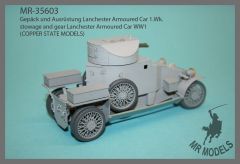 MR-35603   Gepäck und Ausrüstung Lanchester Armoured Car 1.Wk.     (COPPER STATE MODELS)