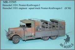 MR-35505   Henschel 33D1 engineer  squad truck Pionier-Kraftwagen I    (ICM)