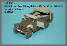 MR-35610   stowage and personal gear  M3A1 Scout Car     (TAMIYA)