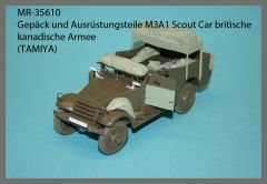 MR-35610  Gepäck und Ausrüstungsteile M3A1 Scout Car britische, kanadische Armee     (TAMIYA)