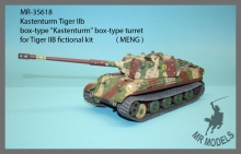 MR-35618   box-type Kastenturm box-type turret for Tiger IIB fictional kit     ( MENG )