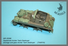 MR-35596  Stowage and personal gear Archer S.P. anti-tank gun      (TAMIYA)