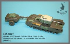 MR-48061 Upgrade and stowage Churchill Mk.VII Crocodile scale 1/48    (TAMIYA)