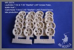 MR-35574  roadwheels T-54 & T-55 Starfish LWP Poland forces, late production    (TAKOM)