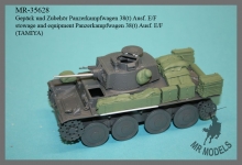 MR-35628  Gepäck und Zubehör Panzerkampfwagen 38(t) Ausf. E/F  (TAMIYA)