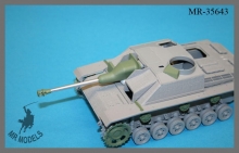 MR-35643   Saukopf gun mount and and vehicle upgrade parts Sturmgeschütz III   MBK / DAS WERK 2in1 kit
